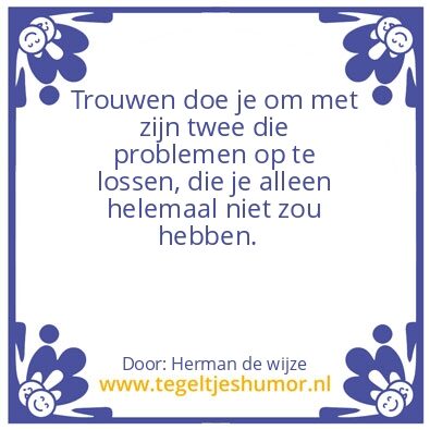 Tegeltje: Probleemloos