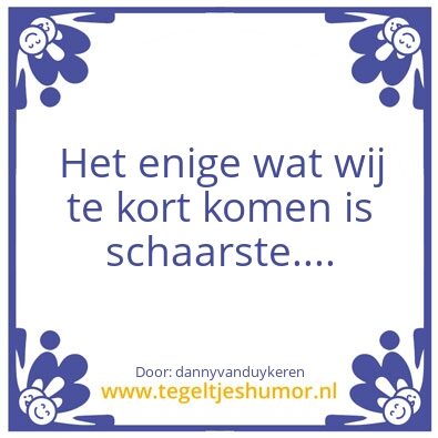 Tegeltje: Tegel