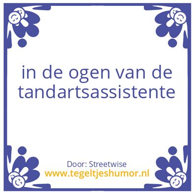Tegeltje: Altijd lente…