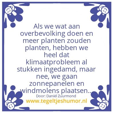Tegeltje: Zuurmond spreuken