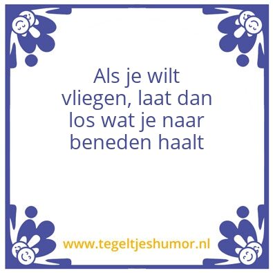 Tegeltje: Wijsheden