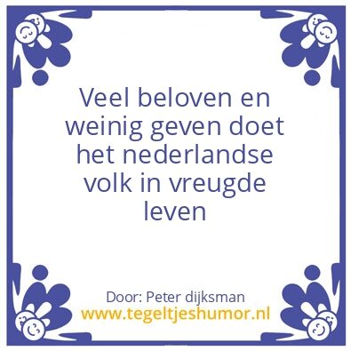 Tegeltje: De regering