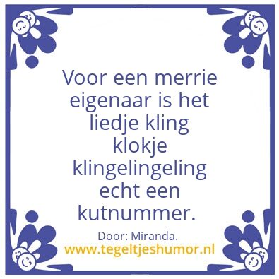 Tegeltje: Merrie eigenaren.