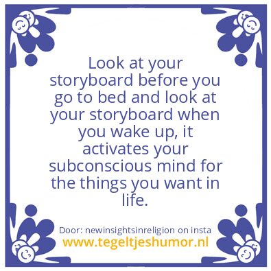 Tegeltje: The Core Of Manifesting.
