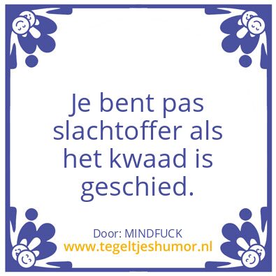 Tegeltje: Slachtoffers