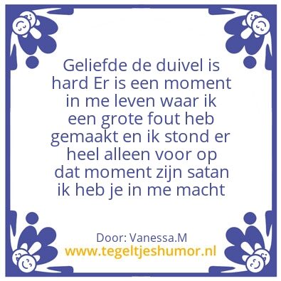 Tegeltje: #King it God