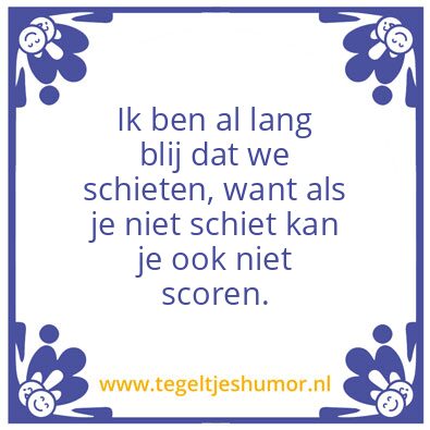 Tegeltje: Schieten