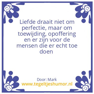 Tegeltje: Liefde