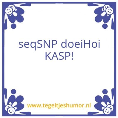 Tegeltje: KASP