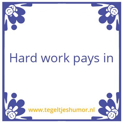 Tegeltje: Hani papaaa