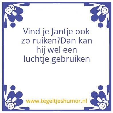 Tegeltje: Jan