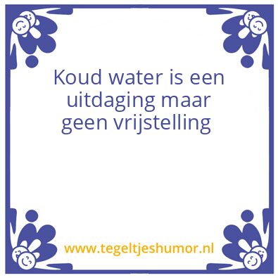 Tegeltje: Afwas