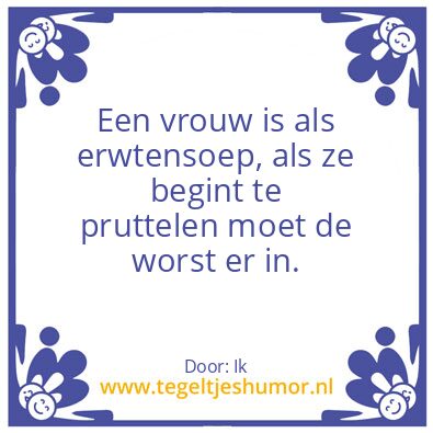 Tegeltje: Snerttegel