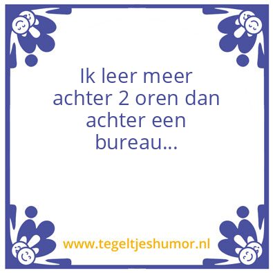Tegeltje: Puk’s wijsheid