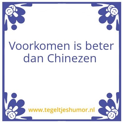 Tegeltje: Voorkomen