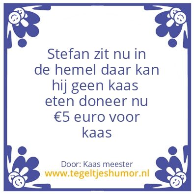 Tegeltje: Kaas
