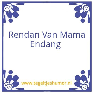Tegeltje: Lonny