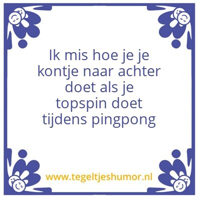 Tegeltje: kontje