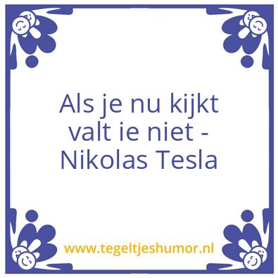 Tegeltje: V