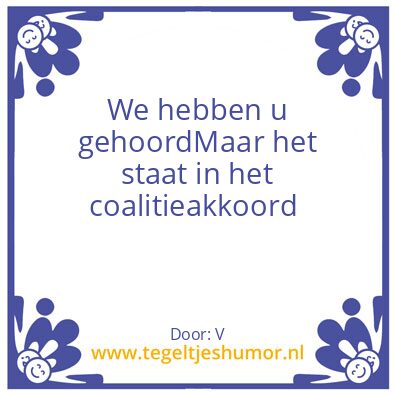 Tegeltje: V