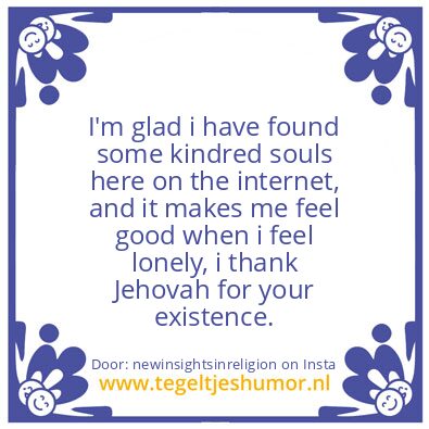 Tegeltje: kindred souls
