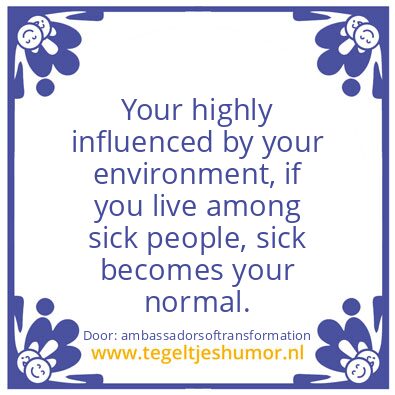 Tegeltje: highly influenced