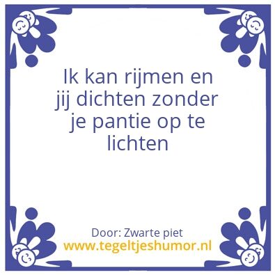 Tegeltje: Sint