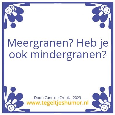 Tegeltje: Kane