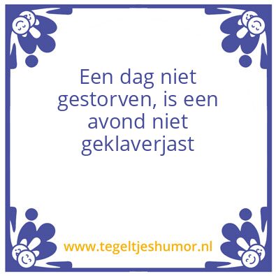 Tegeltje: Klaverjasclubje