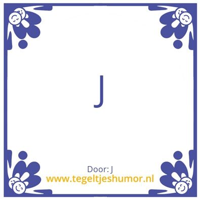 Tegeltje: F