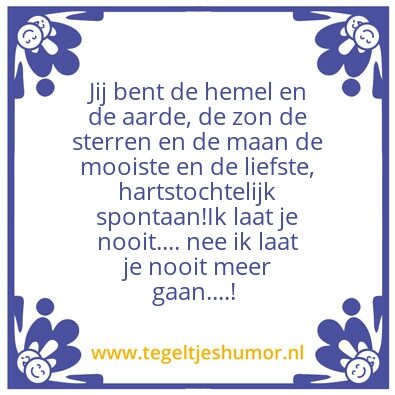Tegeltje: Liefde