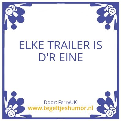 Tegeltje: trailer