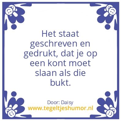 Tegeltje: Humor
