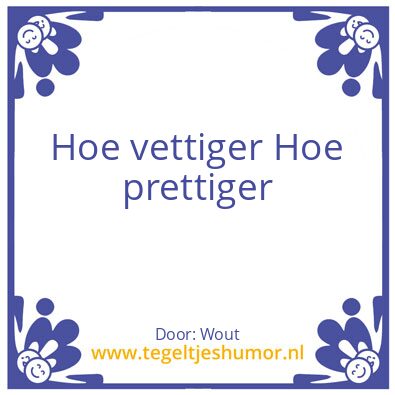 Tegeltje: Frituur