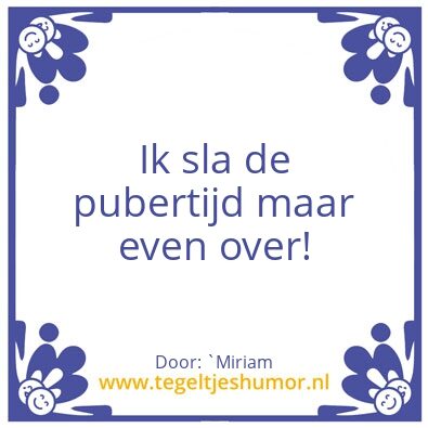 Tegeltje: Miriam