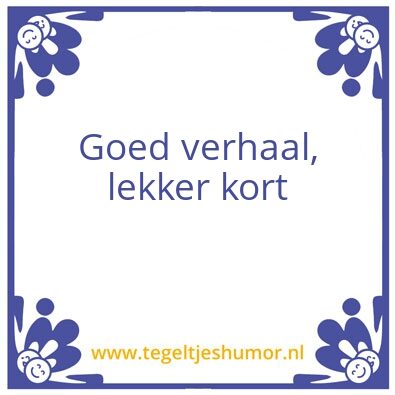 Tegeltje: 1