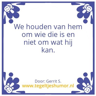 Tegeltje: Ik ben Gerrit.