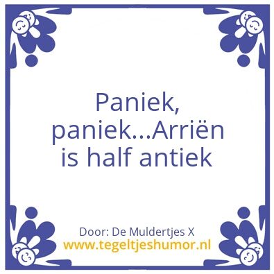 Tegeltje: ArriÃ«n