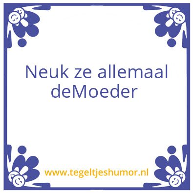 Tegeltje: Fck in aal