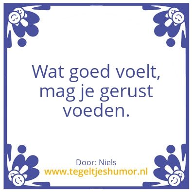 Tegeltje: Tegeltje