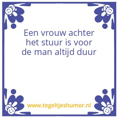Tegeltje: Mooi