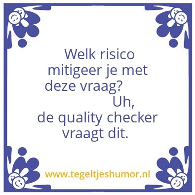 Tegeltje: AAB wijsheid