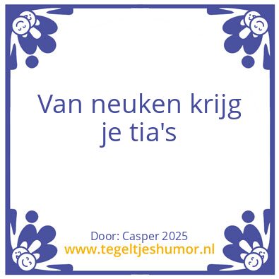 Tegeltje: Sex