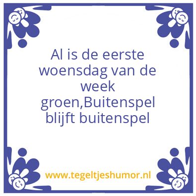 Tegeltje: Tegeltje