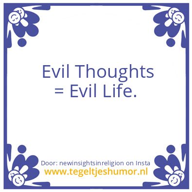 Tegeltje: Living Out Of Ego Is Easy