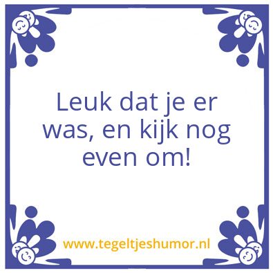 Tegeltje: wc