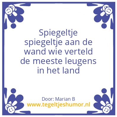 Tegeltje: Marian Borg
