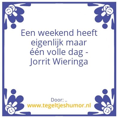 Tegeltje: .