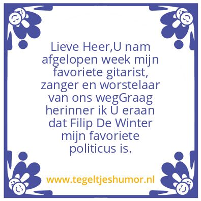 Tegeltje: Flup