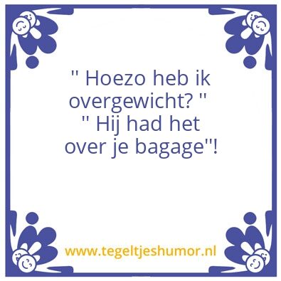 Tegeltje: Hij